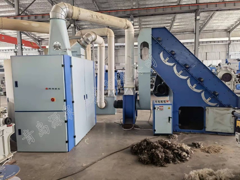 六滾筒開(kāi)毛機